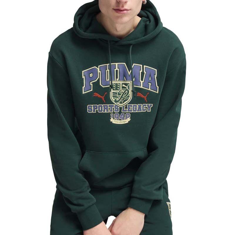 Puma Muški duks sa kapuljačom Sport Legacy, Zeleni