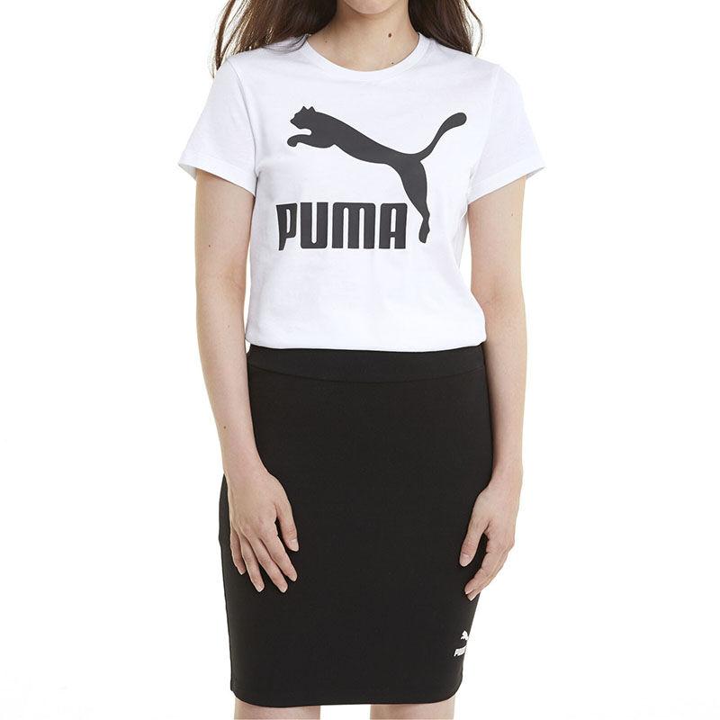 Puma Ženska majica kratkih rukava Classics Logo Tee, Bijela