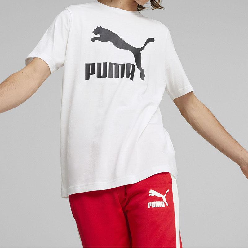 Puma Majica za dječake kratkih rukava Classics Logo Tee, Bijela