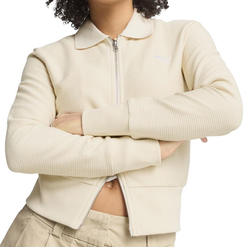 Puma Ženski duks Premium Cardigan, Bež