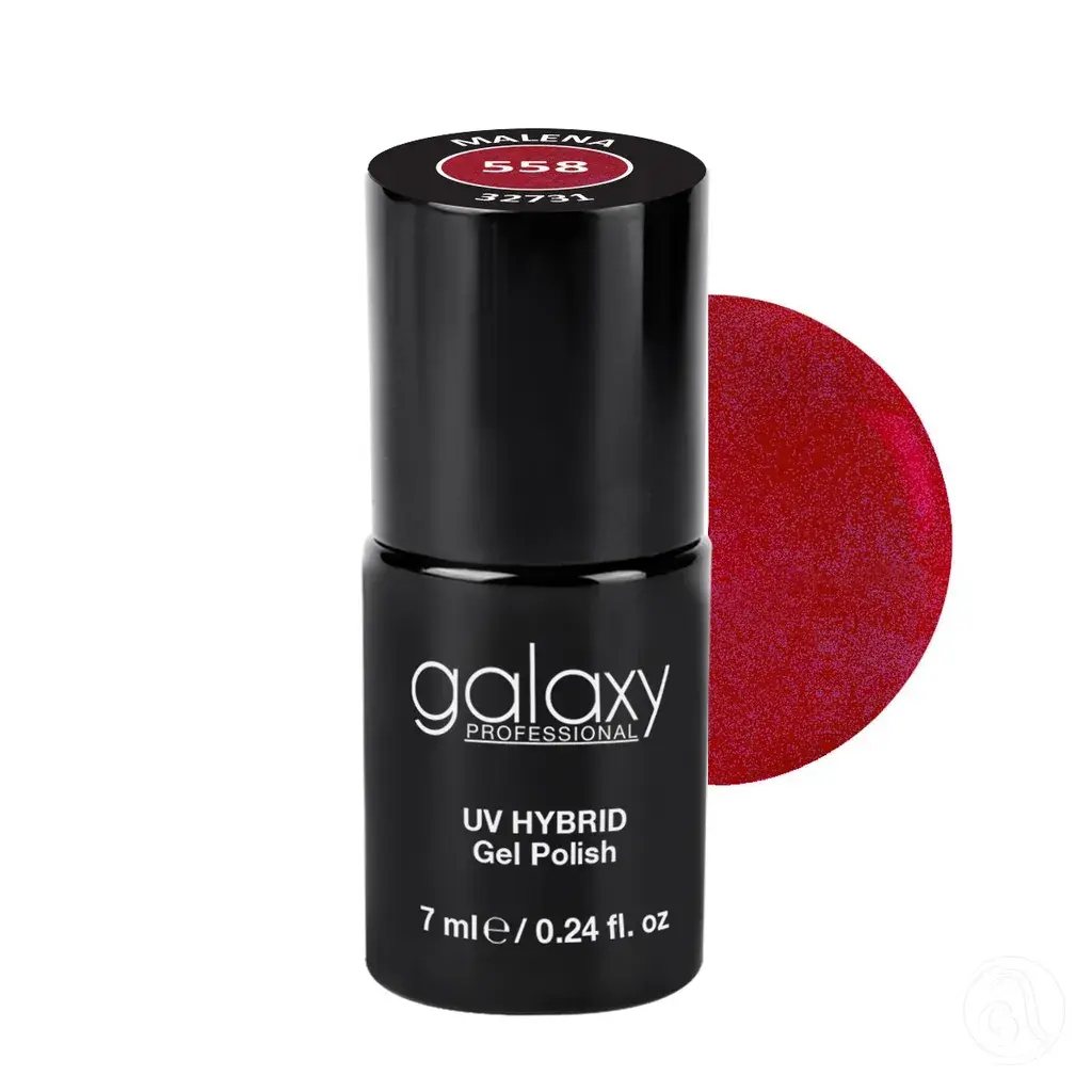 Galaxy Professional Trajni lak za nokte UV/LED  Hybrid, 7ml, Malena S558