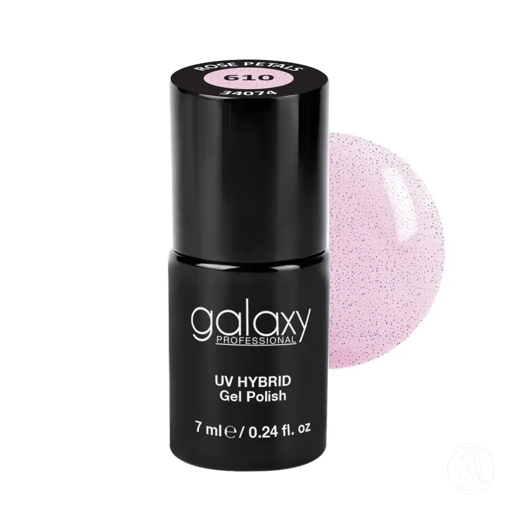 Galaxy Professional Trajni lak za nokte UV/LED Hybrid, 7mL, Rose Petals S610