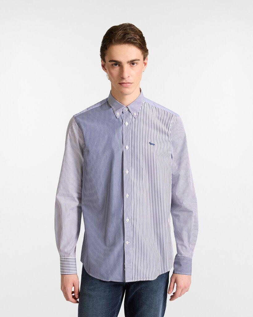 Harmont&Blaine Muška košulja fw25mrcrp008002372m805, Plavo-bijela