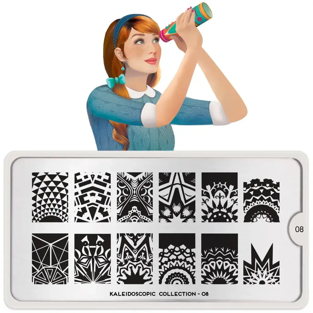 Moyou Šablon pečat za nokte Kaleidoscope 08