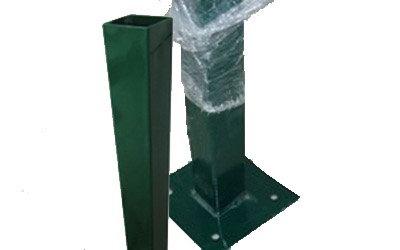 Hebei Metal Stub za ogradu sa stopom 40x60x1600mm,plast. siva RAL7016