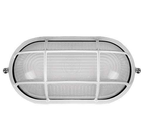 Papillon Spoljna zidna lampa alum. sa rešetkom E27-IP44-bijela