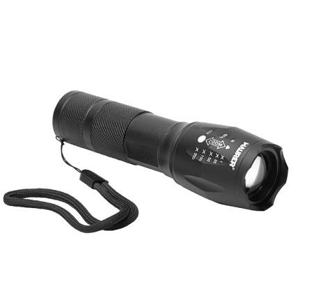 Maurer Lampa ručna baterijska 5W 300LUM ZOOM 3AA (bez baterija)