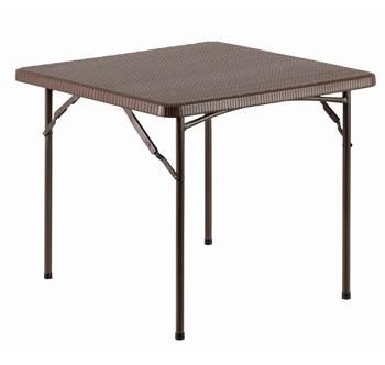 Hongqiao- Sto na rasklapanje HDPE plastika/metal 86x86xH74cm EMR86