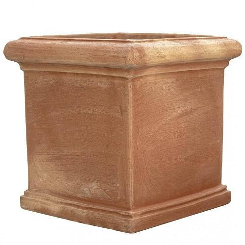 Laboratorio San Rocco Saksija terakota L51xW51xH51cm Cubo Liscio ATLAS 50