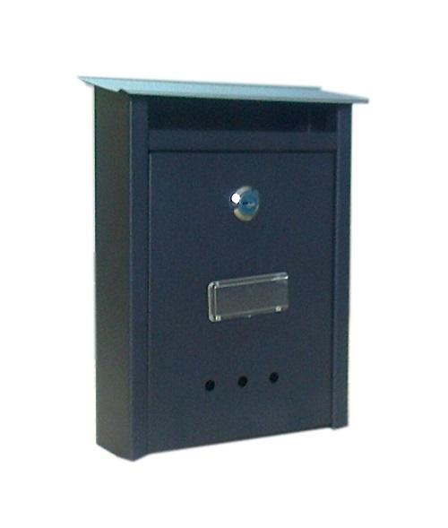 Poštansko sanduče 250x53x180mm Tip 02 crno/crno