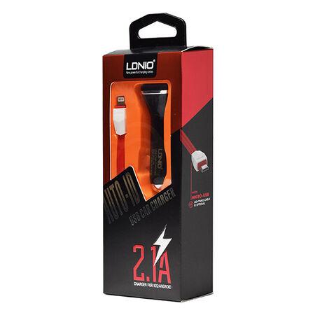 Ldnio Auto punjač DL-DC219 USB na micro USB za Apple, Crni