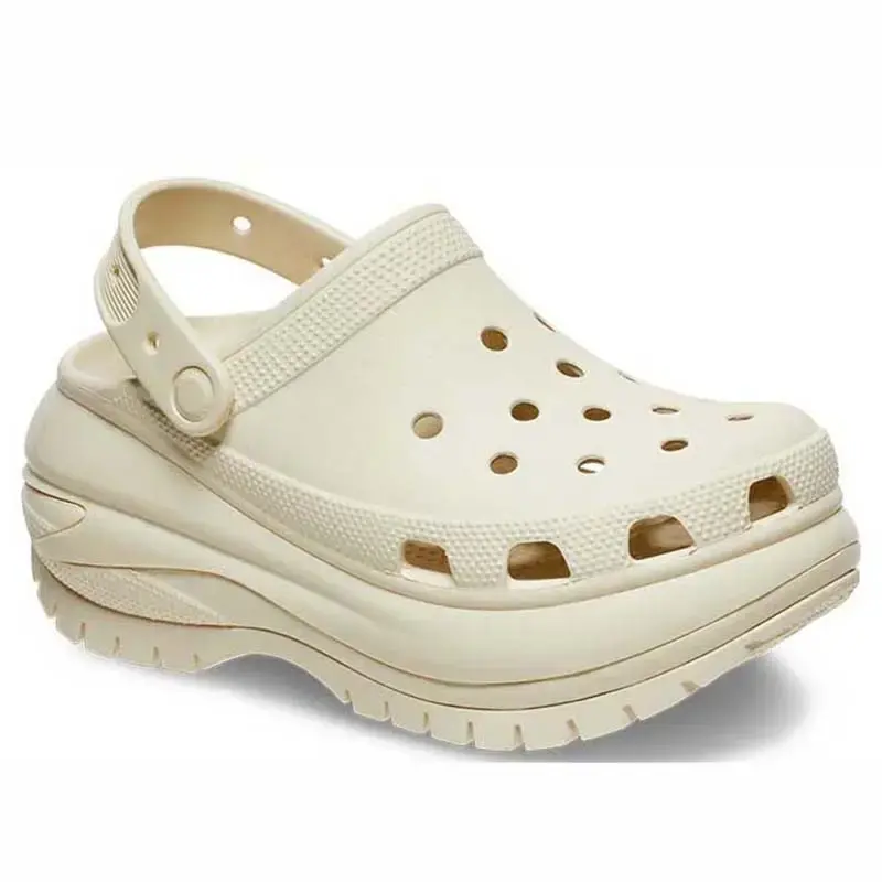 Crocs ženske sandale Mega Crush klompe, bež