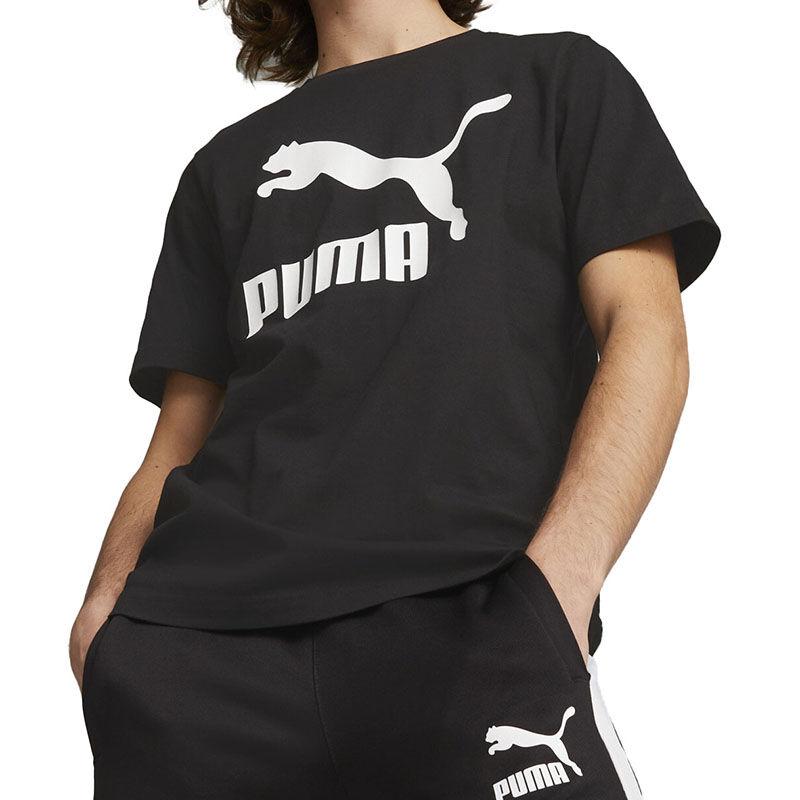 Puma Muška majica Puma Classics Logo Tee, Crna