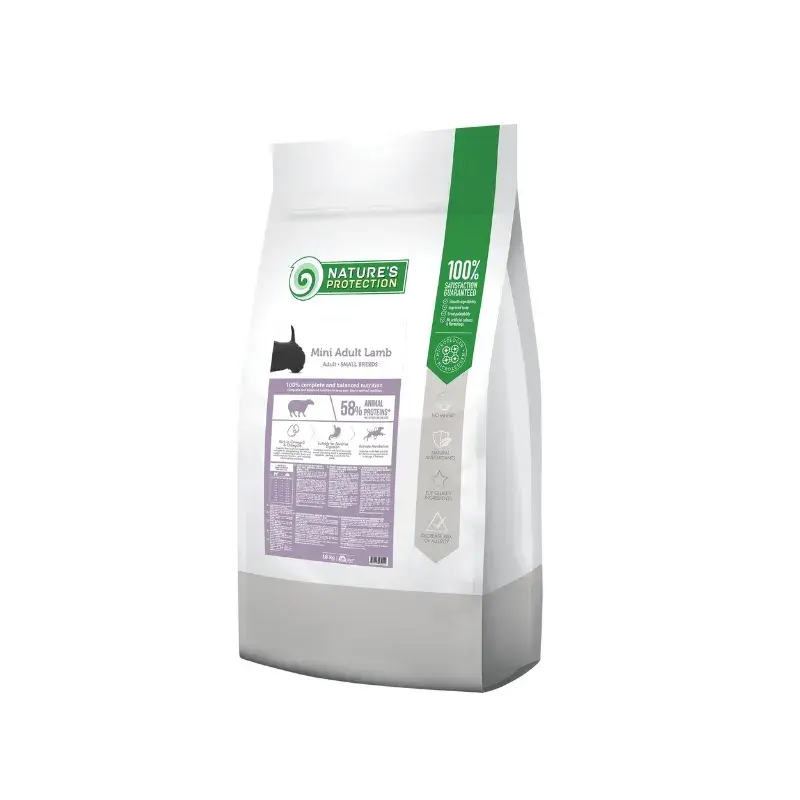 Nature'S Protection Suva Hrana Za Odrasle Pse Malih Rasa Sa Janjetinom Mini Adult Lamb Small Breeds 18Kg