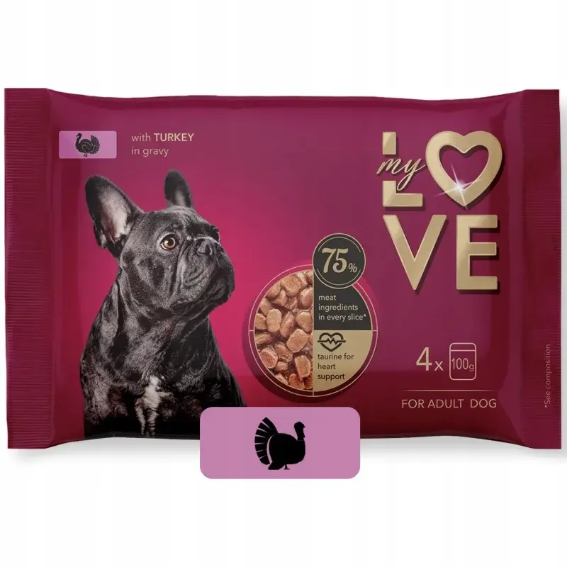 My Love   Preliv Za Pse  Ćuretina 4X100G