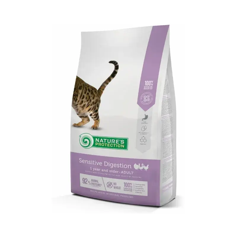Nature'S Protection Suva Hrana Za Odrasle Mačke Sa Osjetljivom Probavom Sensitive Digestion 2Kg