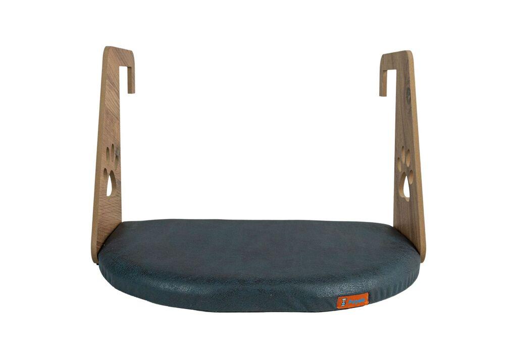 Mačji krevet Paws & Whiskers s okvirom za radijator, 52 × 35 cm, tamnoplava
