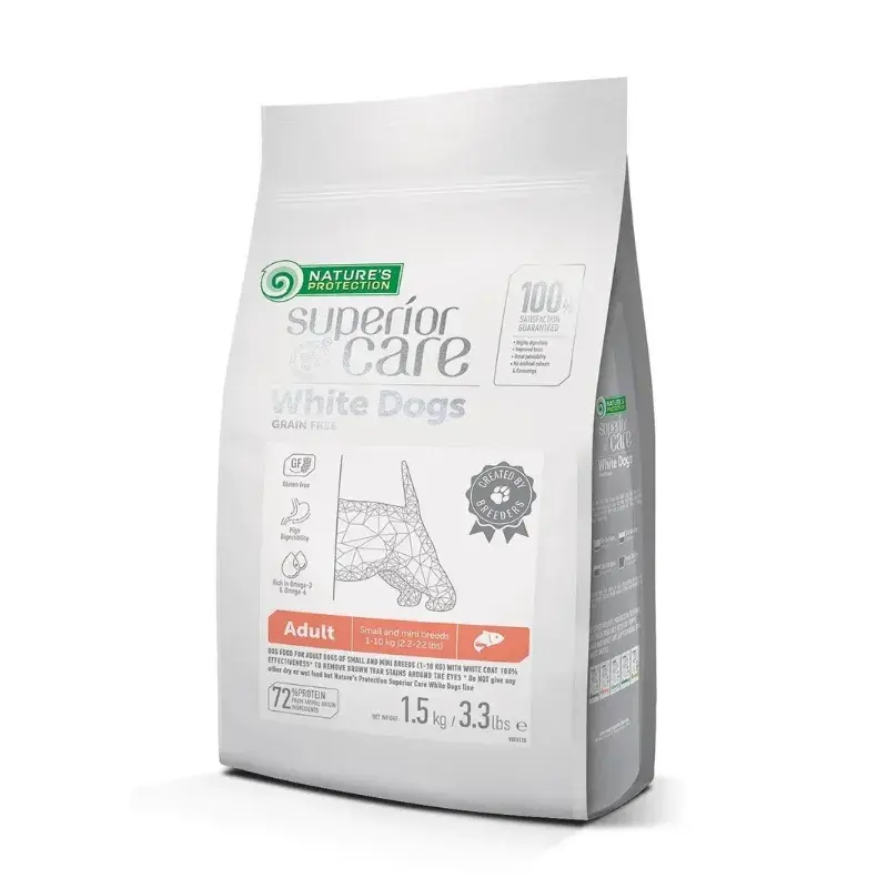 Nature'S Protection Natures Protection  Sc Gf Adult Za Bijele Pse Malih Rasa   Losos