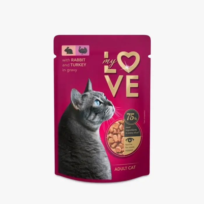 My Love  Mokra Hrana Za Mačke  Zečetina I Ćuretina 85G