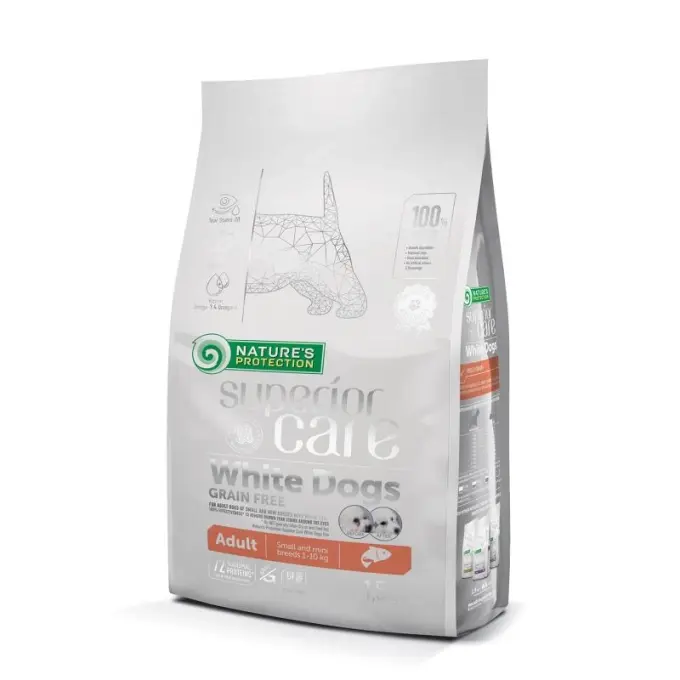 Nature'S Protection Suva Hrana Bez Žitarica Za Odrasle, Male I Mini Pse Sa Lososom 10Kg
