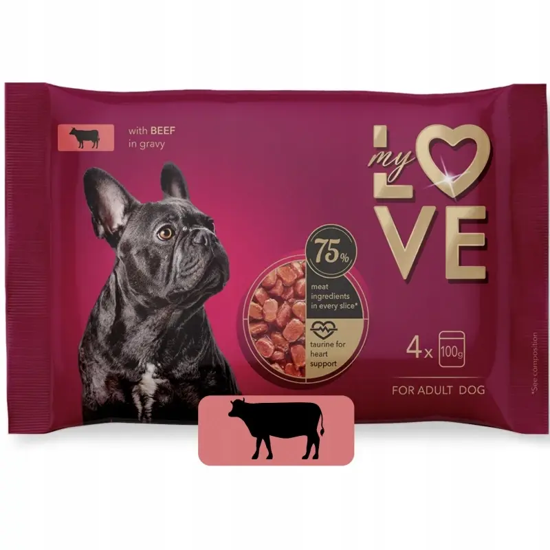 My Love   Preliv Za Pse  Govedina 4X100G
