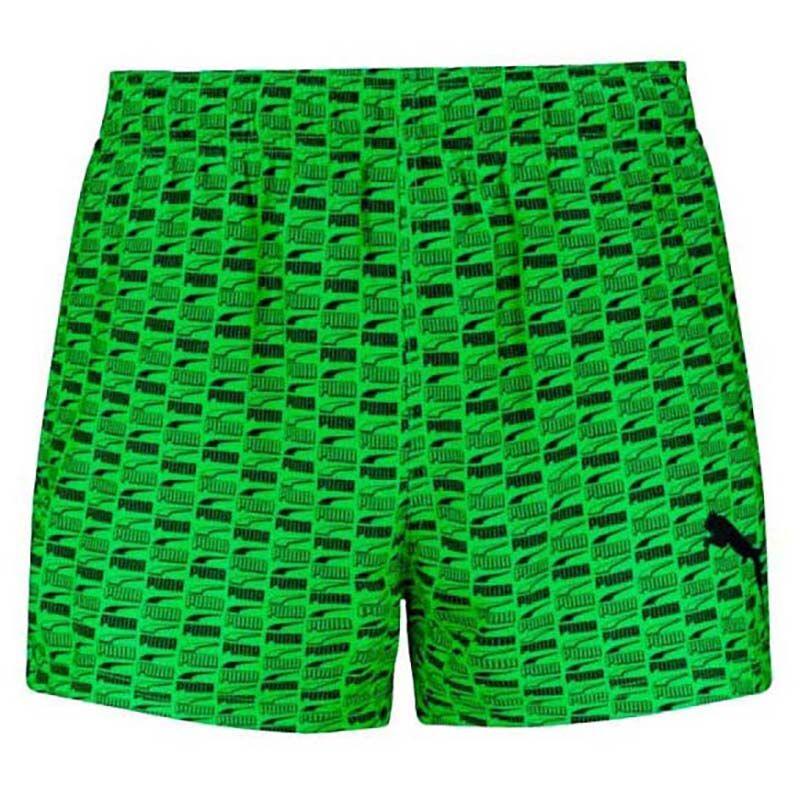 Puma Muški šorc za kupanje Logo Print Short Shorts 1P, Zeleni