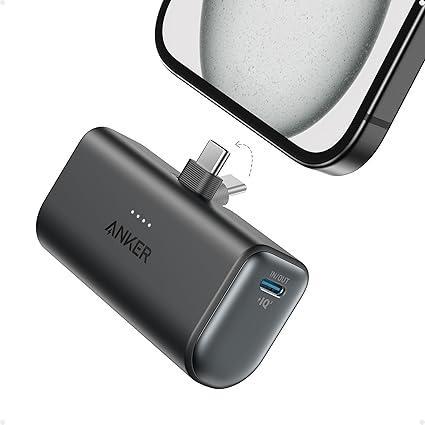 Anker Power bank Nano 22.5W, USB-C Connector, Crni