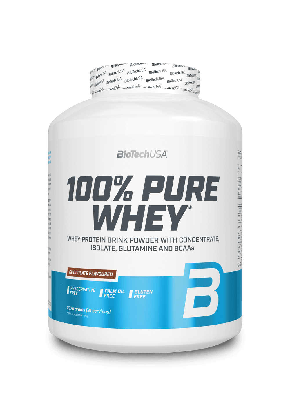BIOTECHUSA Protein 100% Pure Whey, 2270g, Oreo keks