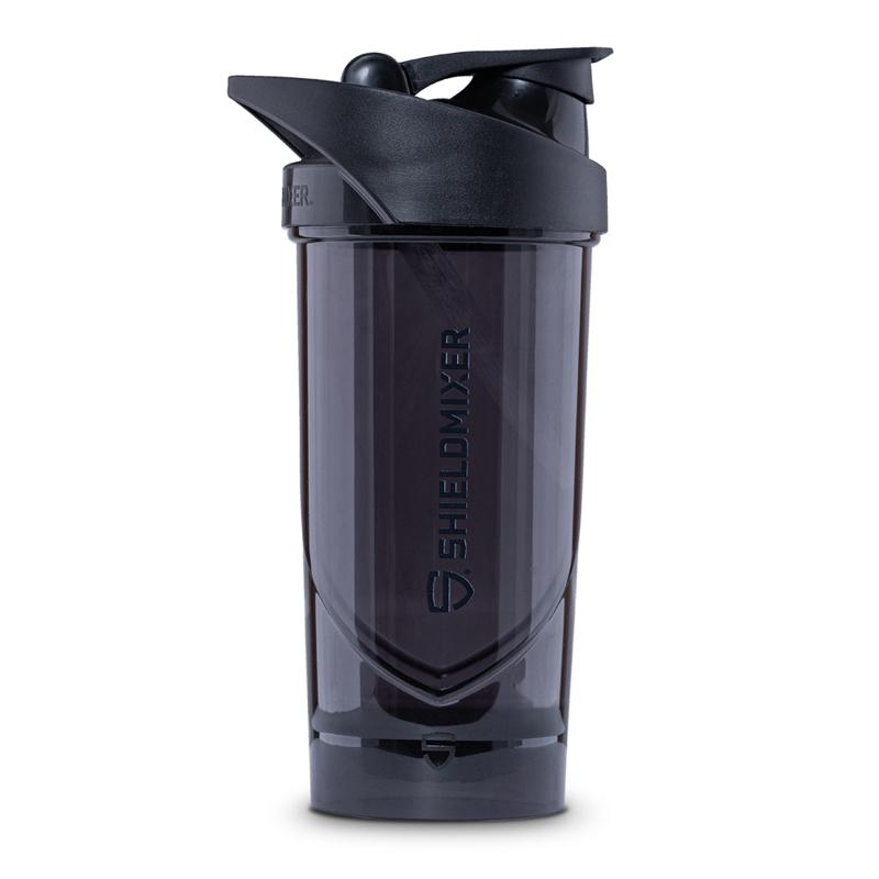 SHIELDMIXER Šejker HERO PRO, LOGO BLACK, 700 ml, Crni