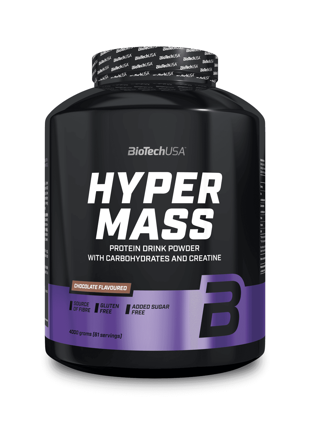 BIOTECHUSA Protein za jačanje mišića HYPER MASS, 4kg, Čokolada