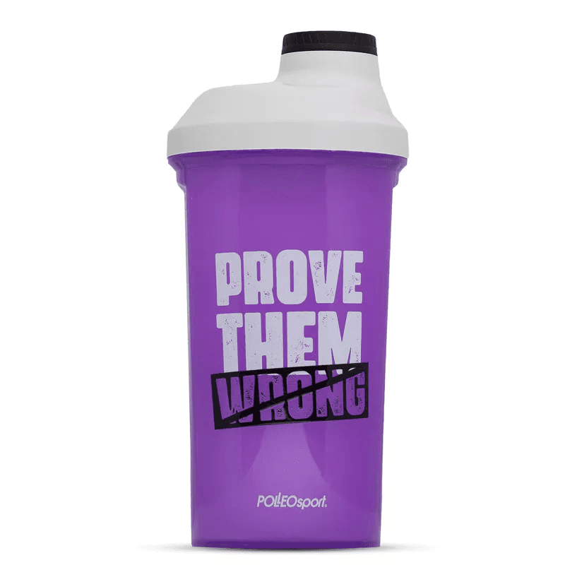 POLLEO SPORT Šejker, DEFENDER PROVE THEM WRONG, 600 ml, Ljubičasti