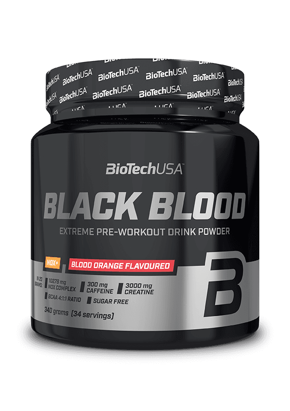 BIOTECHUSA Pre-workout Black Blood NOX+, 340g, Borovnica-limeta