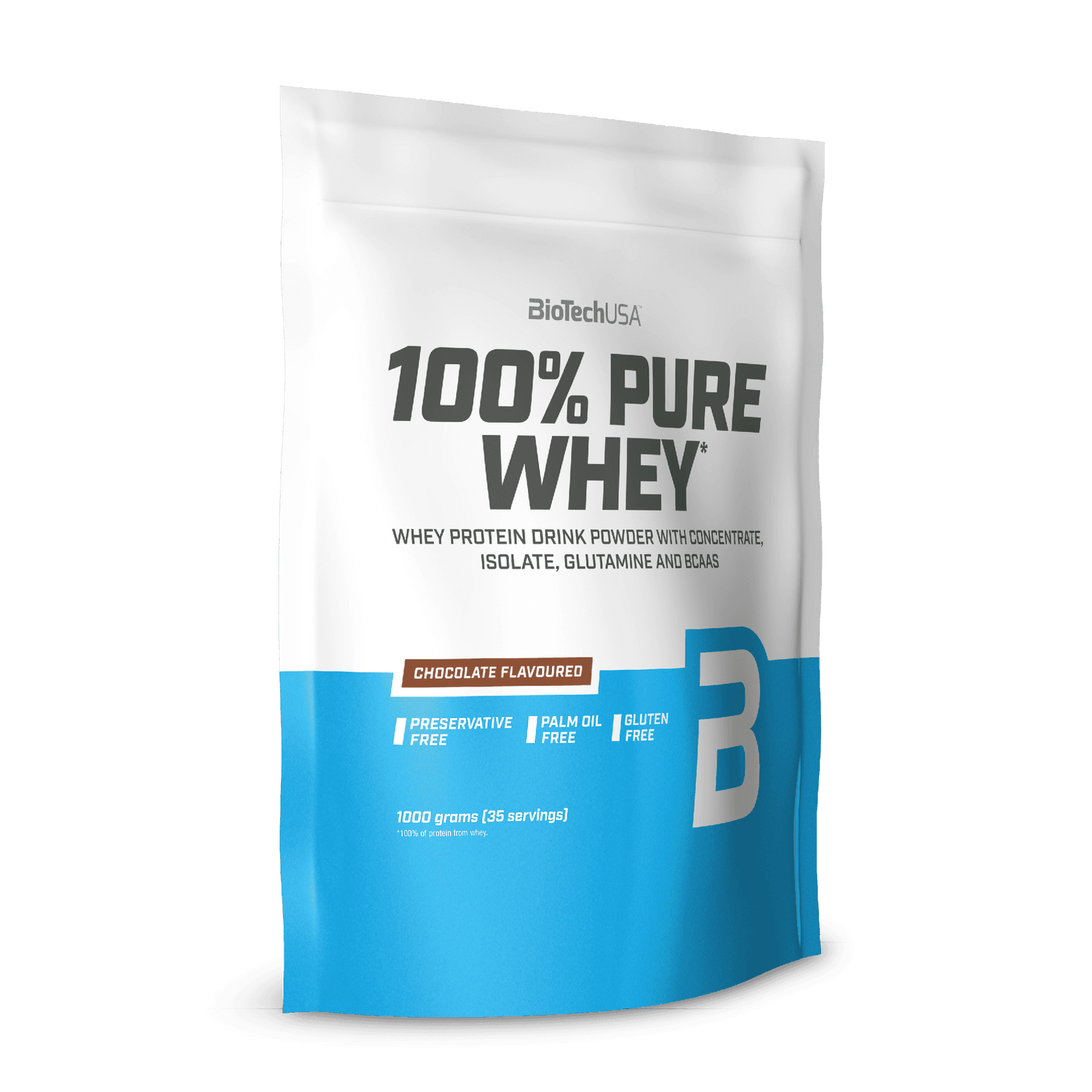 BIOTECHUSA Protein 100% Pure Whey, 1000g, Čokolada