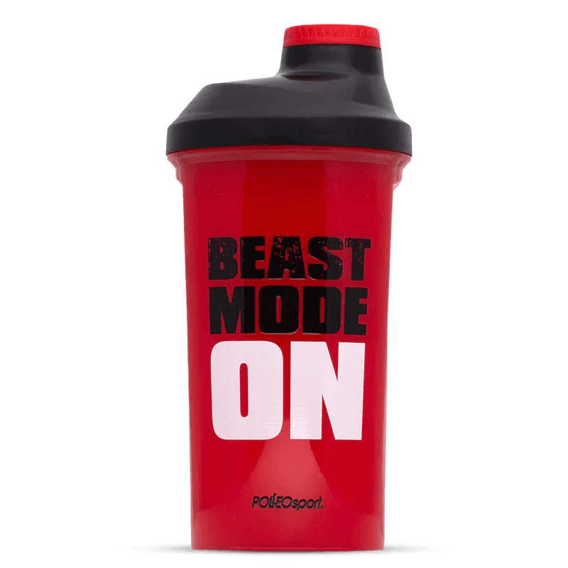 POLLEO SPORT Šejker, DEFENDER BEAST MODE ON, 600 ml, Crveni