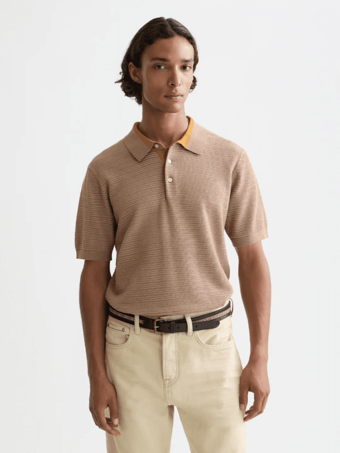 Scotch & Soda Muška majica SS26MRSS182273401, Krem