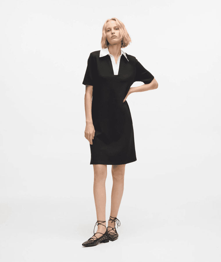Karl Lagerfeld Ženska haljina SS26ŽRB1W13029999S6, Crna
