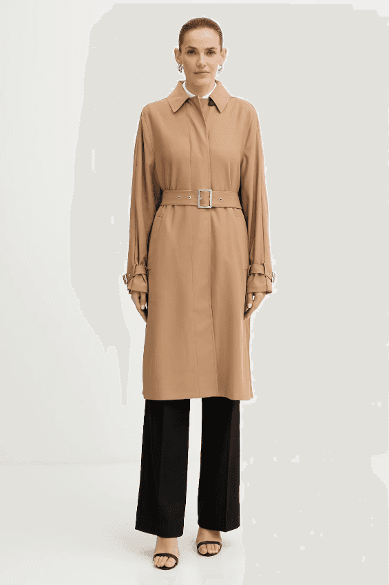 Karl Lagerfeld Ženski mantil SS26ŽRB1W150079468S6, Smeđe boje