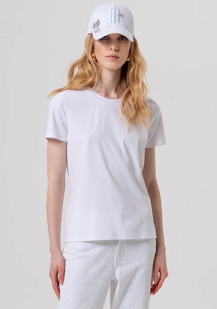 Fracomina Ženska majica SS26ŽRFP26ST3014J278, Bijela