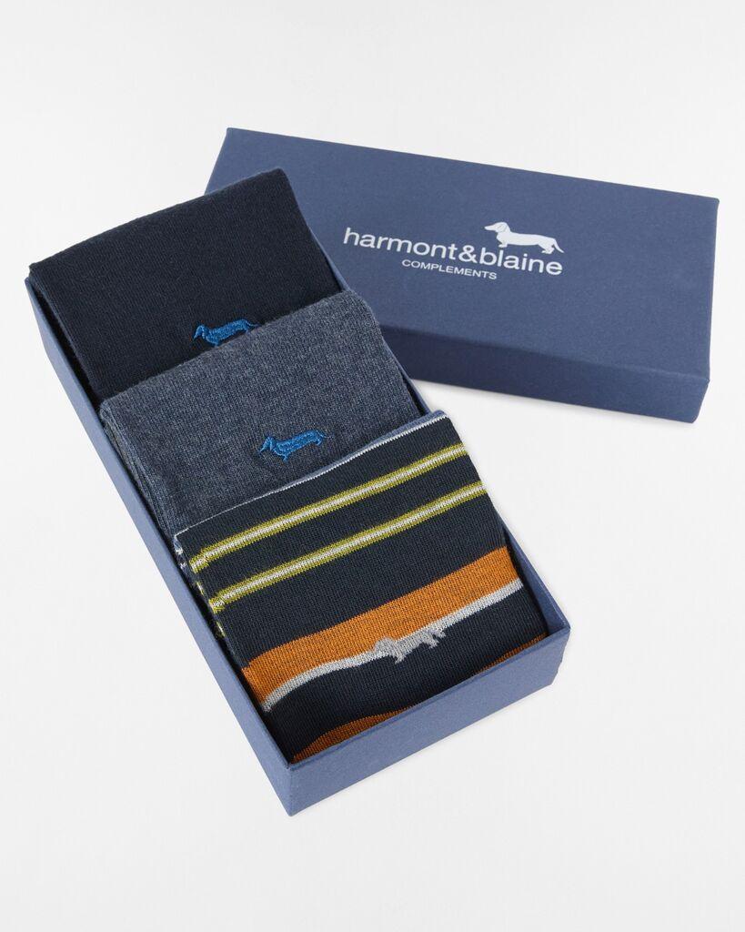 Harmont&Blaine Muške čarape FW25MRQKP031030523801, 3 komada