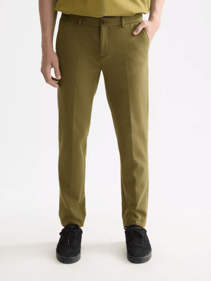 Scotch & Soda Muške pantalone SS26MRSS182339300, Maslinaste