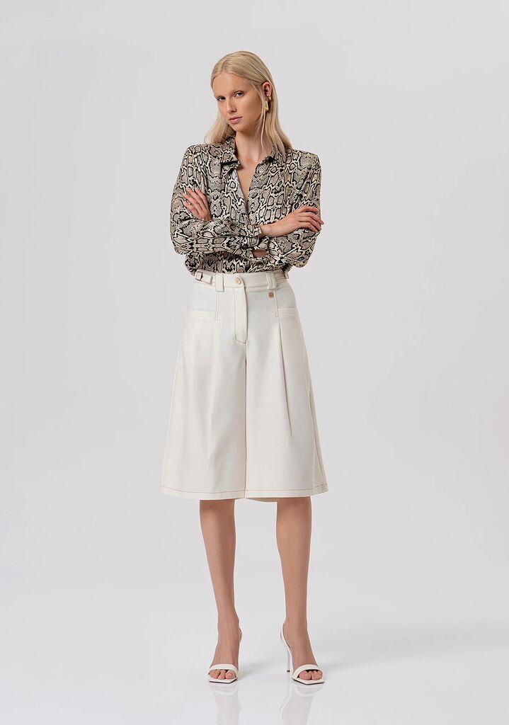 Fracomina Ženske pantalone SS26ŽRFR26SV6006W108, Bijele