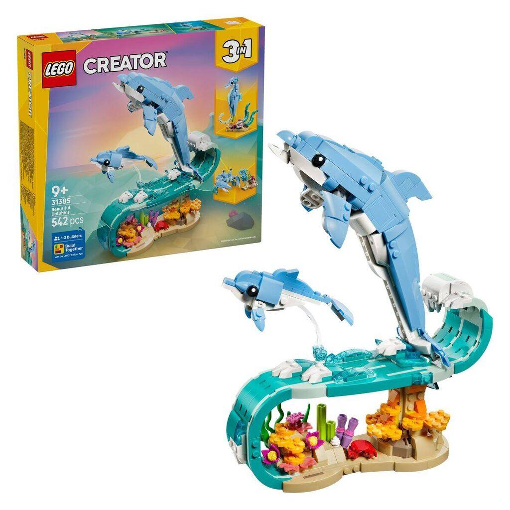LEGO® CREATOR 31385 Morske životinje: Prekrasni delfini