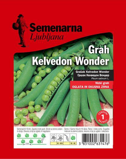 Semenarna Ljubljana Sjeme Grašak kelvedon, 100gr