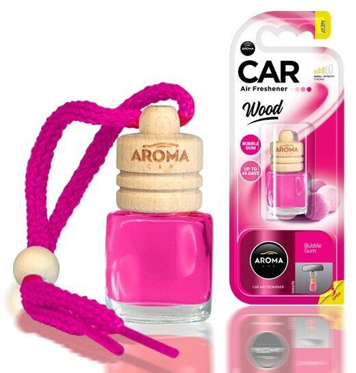 Aroma Car Drvene Bočice Bubble Gum 6Ml.