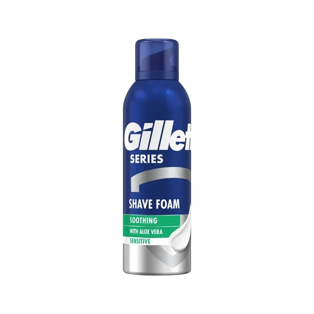 Gillette pjena za brijanje Series Sensitive, 200 ml