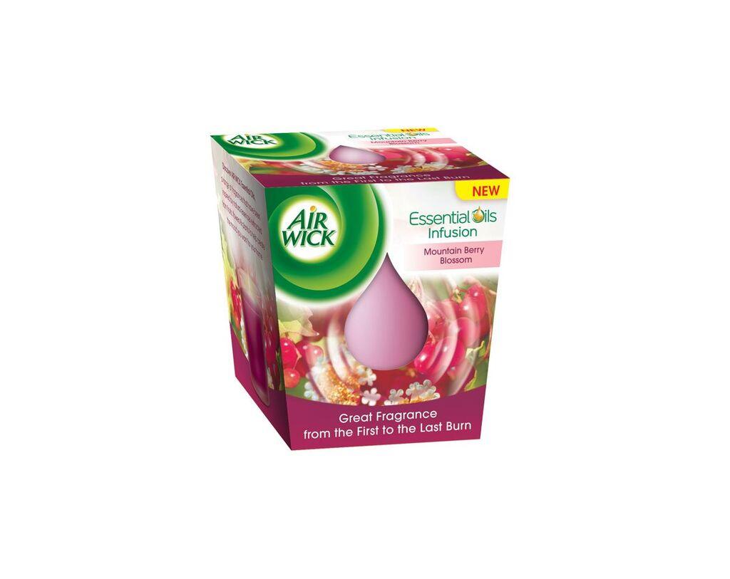 Air Wick Tesla mirisna svijeća, cvijet planinske bobice, 105 g