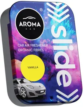 Aroma Car Organic Slide Dis+Pe Hook Vanila 30G