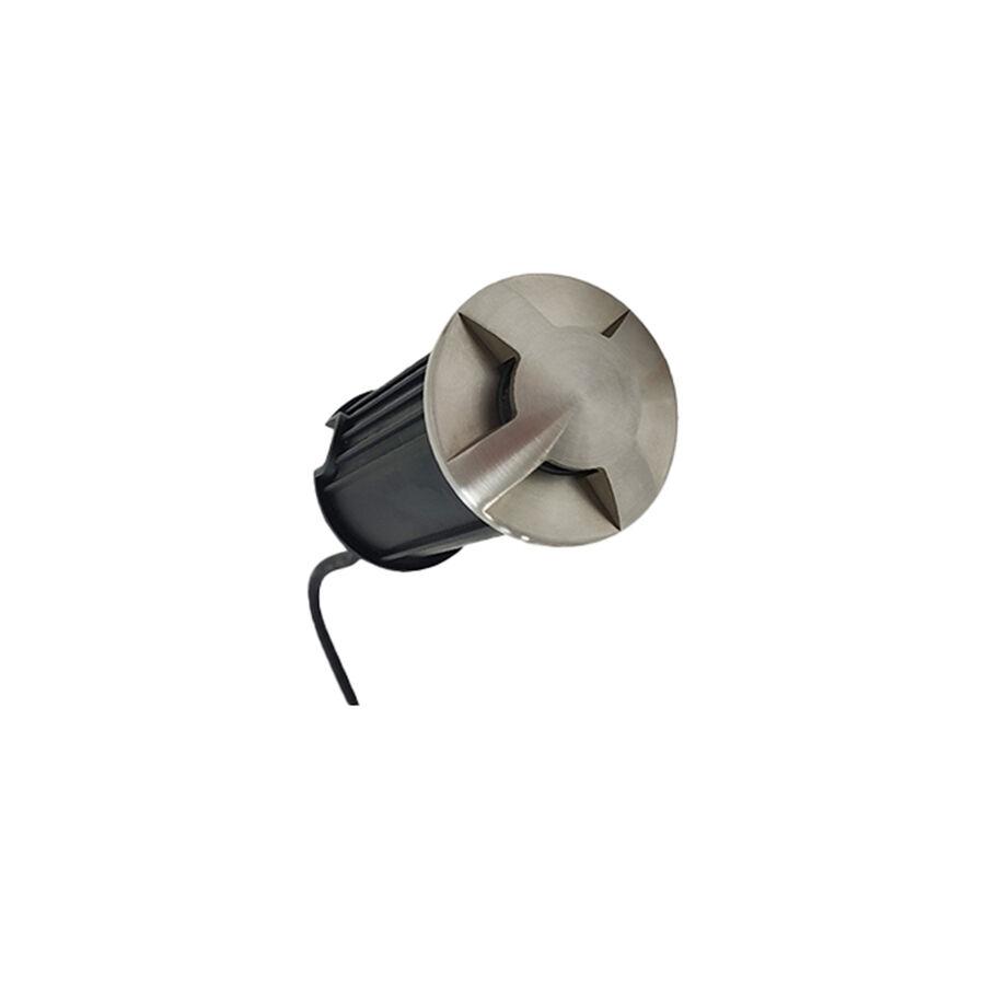 Mass-light Vrtna lampa LED ugradna Bush ML-90713-1W, Četvorostrana, Hrom