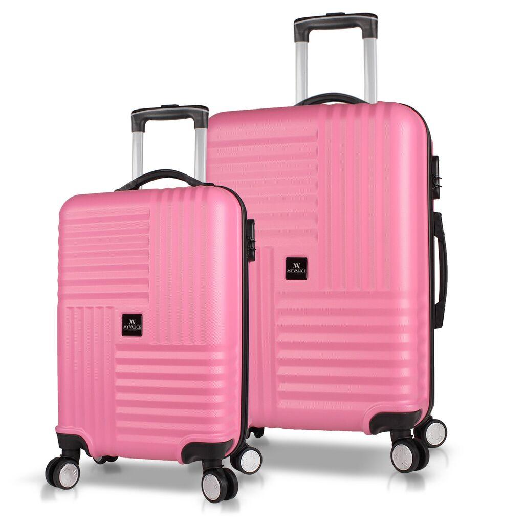 MyValice set kofera 8241, 2 dijela, roze