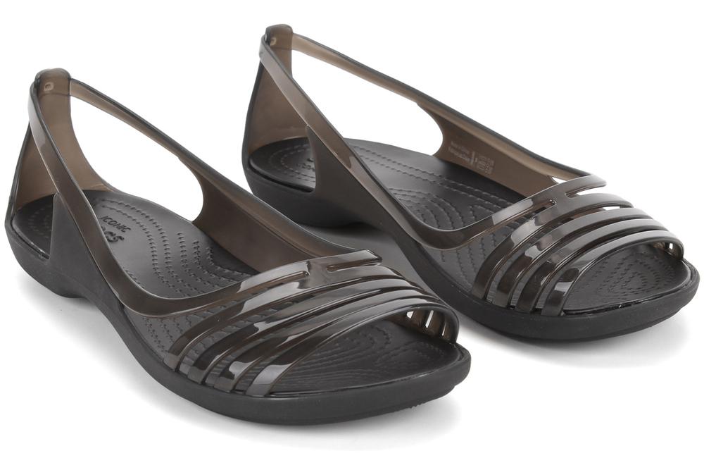 Crocs Isabela Huarache Flat Z, Crna